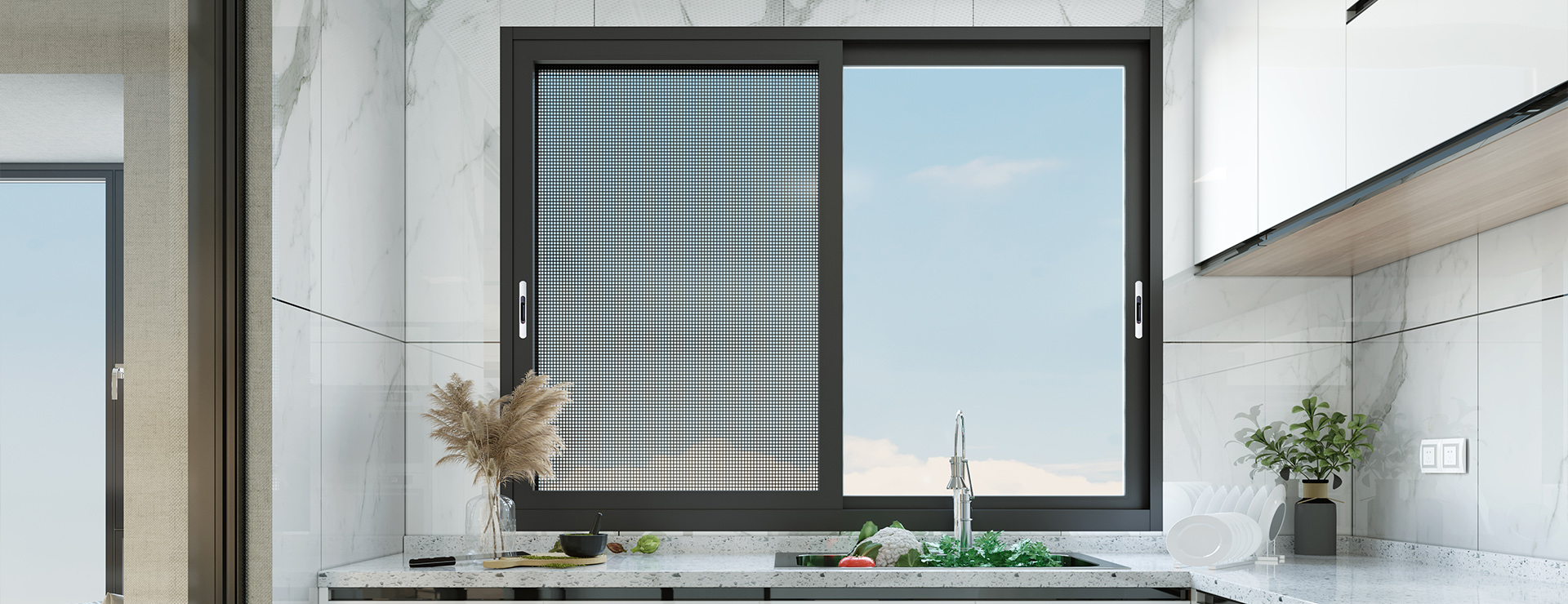 產品優勢廚房篇 - 伊盾高效隔音系統門窗