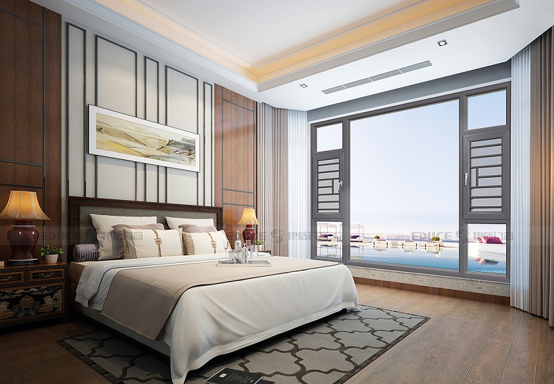 伊盾高效隔音門窗，隔熱效果出眾，讓你的家居冬暖夏涼！普羅旺斯-90mm 灰色